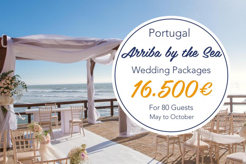 arriba wedding summer package portugal