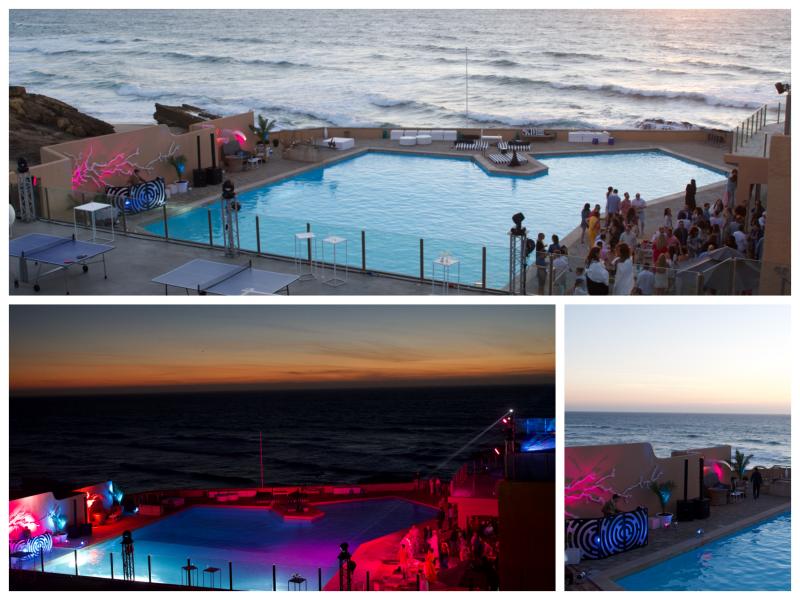 pool party event at Arriba by the sea